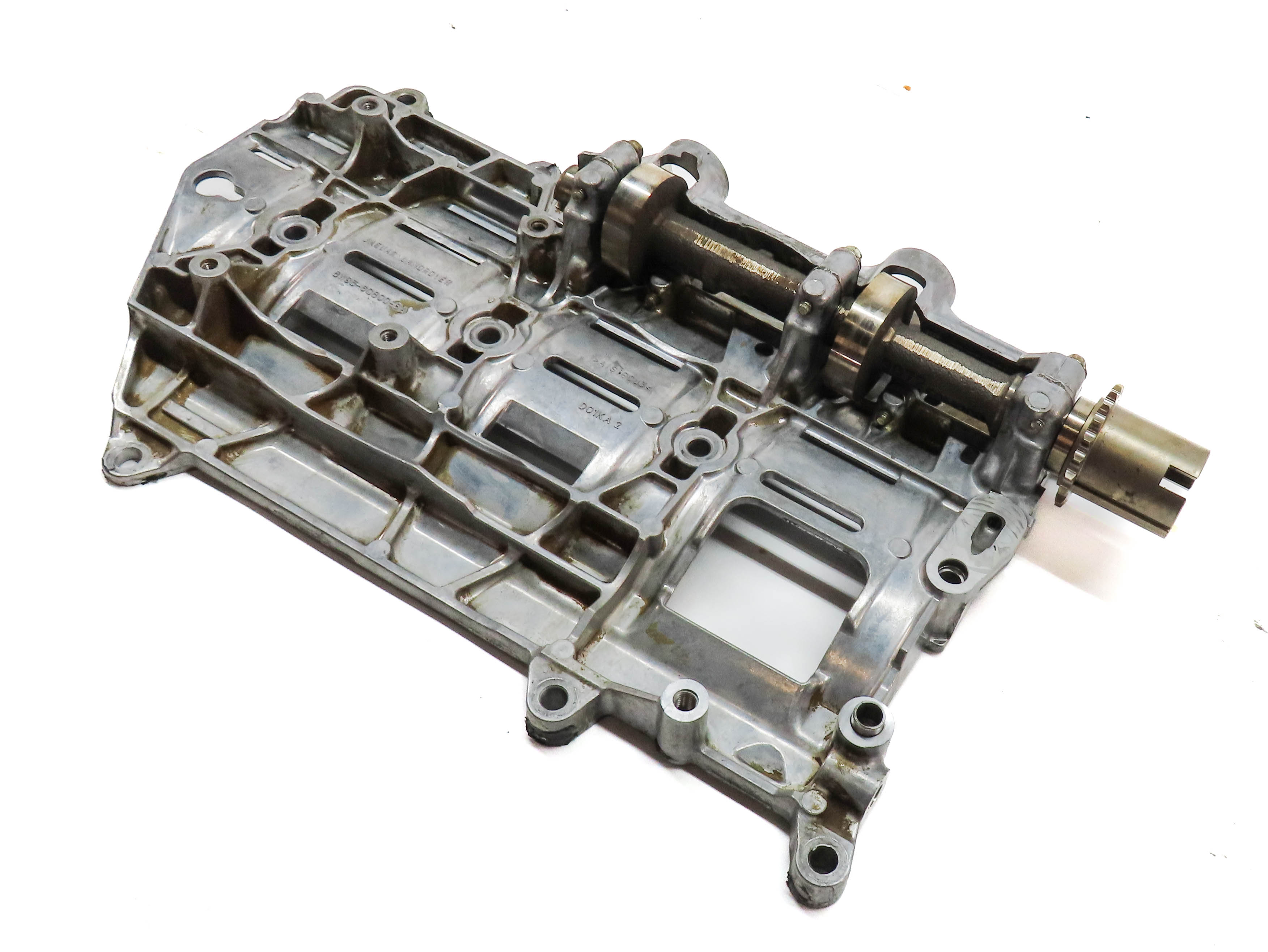 2012 RANGE ROVER (L322) 5.0L SUPER ENGINE MOTOR OIL FLUID PAN BAFFLE TRAY — exact item pictured